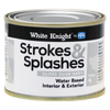 White Knight 100ml Dusk Grey Strokes And Splashes Paint
