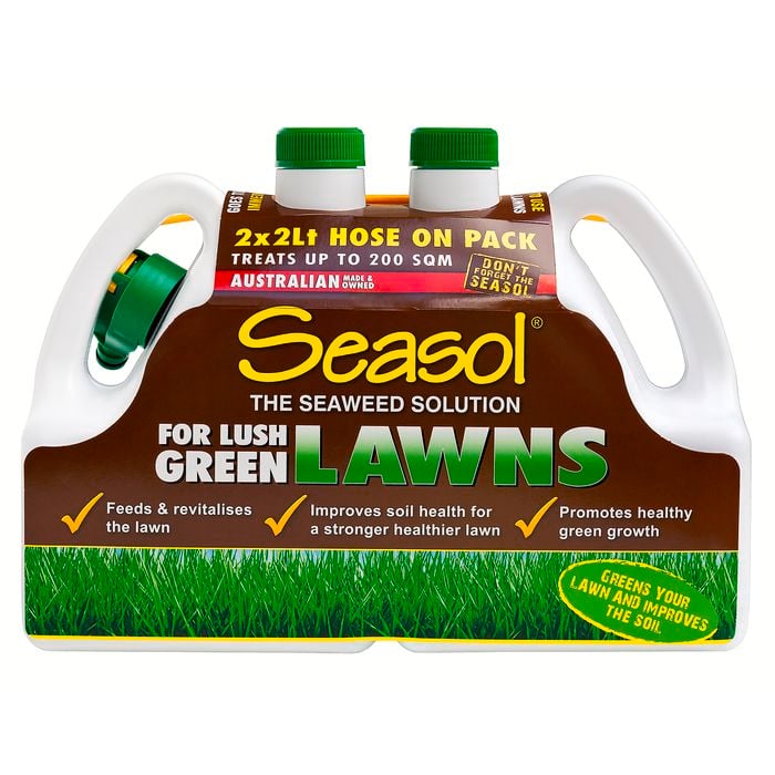 Seasol 2 x 2L Ready To Use Lawn Fertiliser - Twin Pack