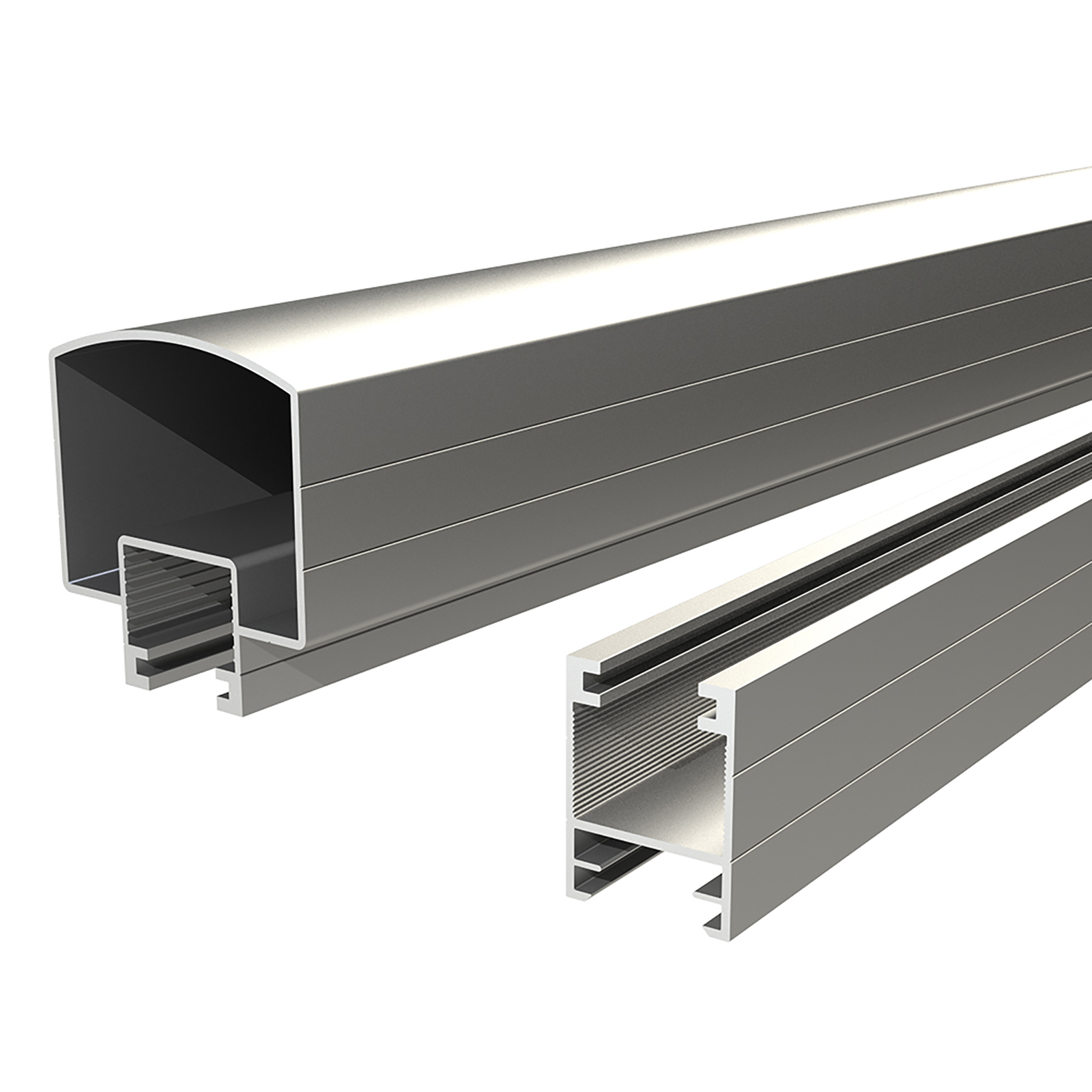 Peak 1800mm Silver Aluminium Deck Balustrade Hand and Base Rail product image