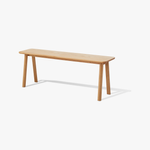 MIUZ Dining Bench Solid Timber American White Oak Wood Kitchen Entryway Bedroom