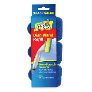 Mr Clean Dish Wand Non-Scratch Refill - 3 Pack
