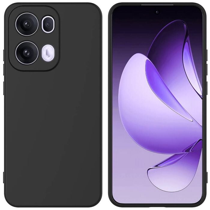 MEZON OPPO Reno13 Pro 5G Slim Black TPU Gel Back Case Wireless Charging Compatible