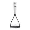 eKu Upcycle Soft Grip Kitchen Potato Masher - Caviar Black