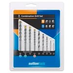 Sutton Tools 9 Pce Combination Drill Bit Set