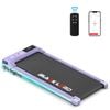 BLACK LORD Treadmill Electric Walking Pad Under Desk Home Gym Incline Purple