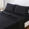 LINENOVA Microfiber Soft 1200TC Sheet Set - Black King