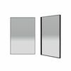 Forme 600mm Black Rectangle Framed Mirror