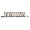 Kincrome 10 Piece 1/4" Metric Rail Socket Set