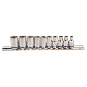Kincrome 10 Piece 1/4" Metric Rail Socket Set