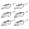 6 x Scoop with Round Bottom 140ml / 5oz Aluminium Ice / Ingredients / Serving