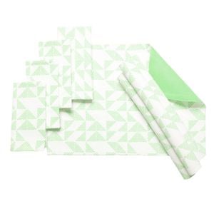 J.Elliot Set of 8 Cotton Napery Set Pippa Mint
