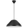 Telbix Hanami Modern Pendant Hanging Lamp Light Metal Plastic Black Satin