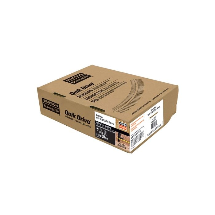 Simpson Strong-Tie 10g x 50mm Quik Drive Subflooring Collated Screws - 2000 Pack