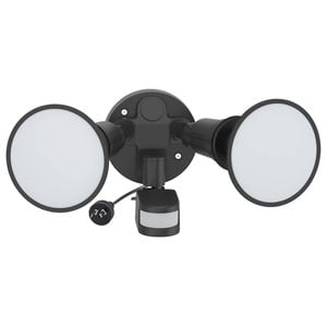 Arlec 30W DIY Twin LED PAR38 Security Flood Light with PIR Motion Sensor