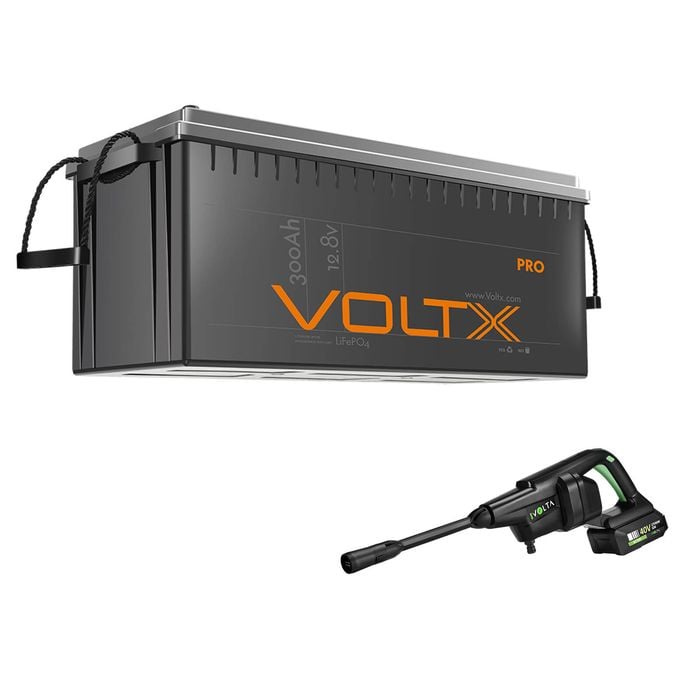 Voltx 12v 300ah Lithium Battery + 40v High Pressure Washer