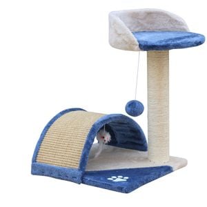 Yes4pets 50 Cm Cat Scratching Post Tree Scratching Pole Climbing Post-blue