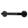 Metlam Australia 300mm x 32mm Designer Black Straight Grab Rail