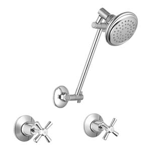 Mondella WELS 3 Star 9L/min Chrome Cadenza 1/2 Turn All Directional Shower Set