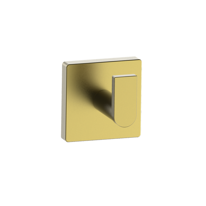 Mondella Rococo 50mm Brushed Brass Single Robe Hook