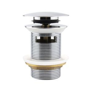 Brasshards 40mm 1 1/2" Chrome Dome Style Overflow Pop Up Waste