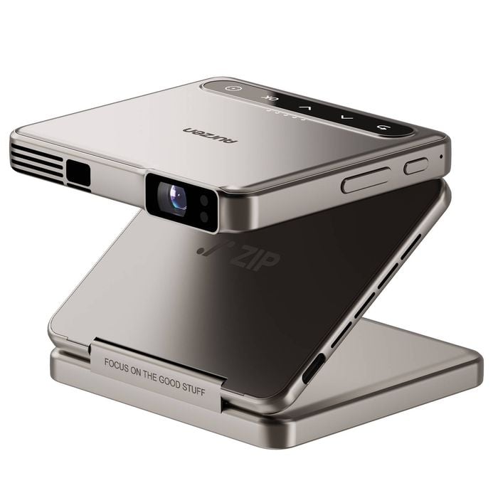 Aurzen Zip Tri-fold Portable Projector Gold
