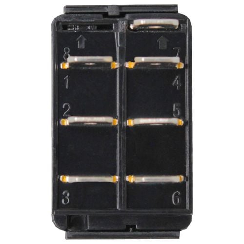 Switch Boss Dual Blue LED Laser Etched Rocker Switch (Horizontal ...