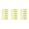 3x 6PK 3In Rapala Crush City Heavy Hitter Plastic Paddle Tail Lures -Neon Pearl