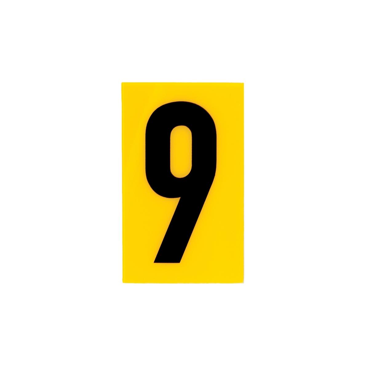 Sandleford 60 x 35mm 9 Yellow Cut Out Self Adhesive Numeral - Bunnings ...