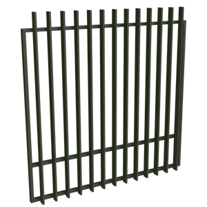 ProtectorAl 1201-1500W x 1500H Woodland Grey Aluminium Radiator Garden Gate