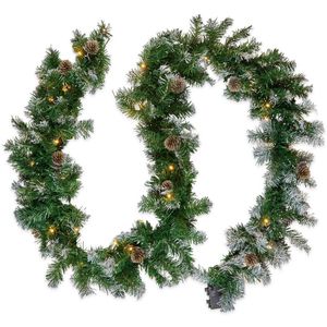 Christabelle 2.74m Christmas Garland Yuletide with LED Lights Tree Decoration Ornament