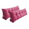 SOGA 2x 150cm Crabapple Red Wedge Pillows