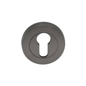 Zanda 55mm Diameter Graphite Nickel Round Euro Escutcheon