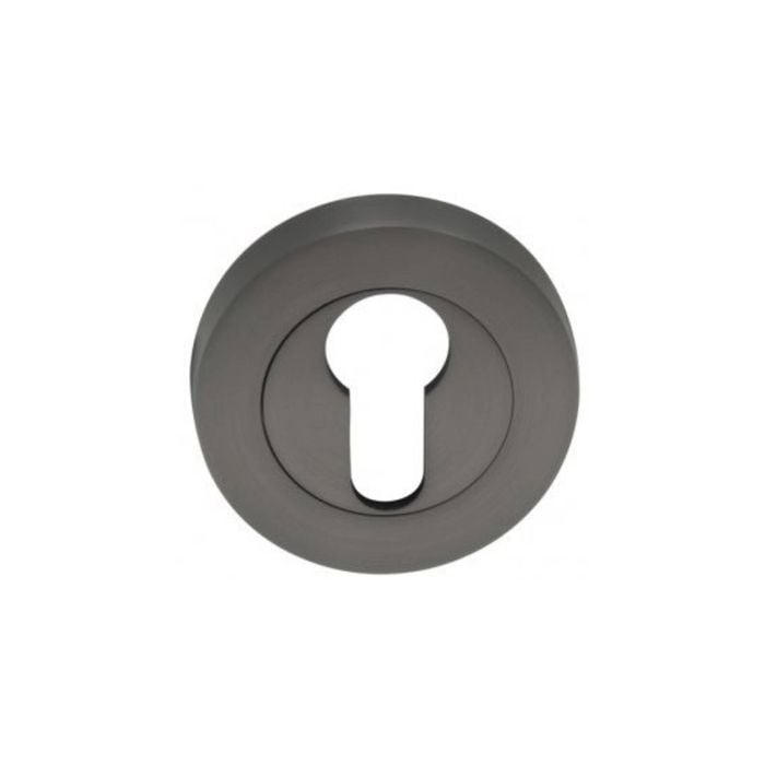 Zanda 55mm Diameter Graphite Nickel Round Euro Escutcheon