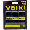 Volkl Super Perf Over Grip Overgrip Tennis Squash Badminton 3 Pack Black