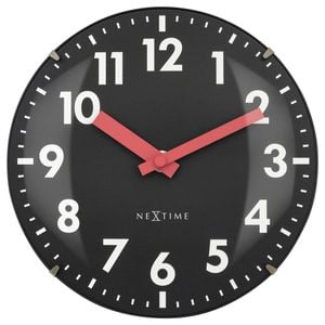 Nextime Duomo Analogue 20cm Mini Table Clock - Black