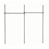 Costway Room Divider Curtain Rod Adjust Floor To Ceiling L/horizontal