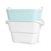 Strucket 19Ltr Interlocking Strainer Bucket Aqua