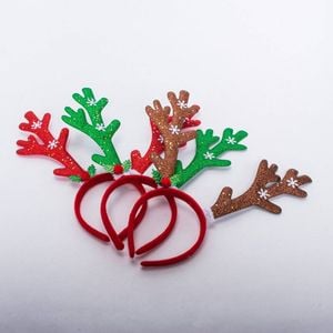 Christmas Headband Hair Hoops Xmas Party Accessory in Assorted Colours - Assorted