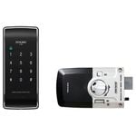 Schlage Black Digital Touchpad Rim Lock