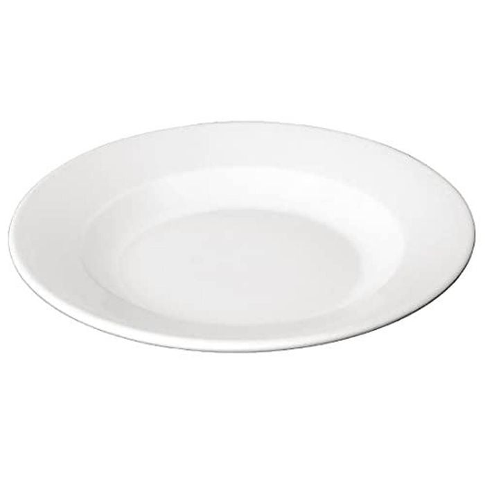 Olympia Pasta Bowls 230mm Porcelain Whiteware Pack Of 6 Commercial Kitchen Tableware