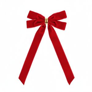 Velvet Ribbon Bow Christmas Ornaments