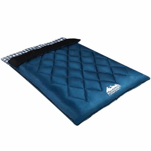 Weisshorn Sleeping Bag Camping Hiking Tent Outdoor Comfort 5 Degree Navy Bunnings Australia