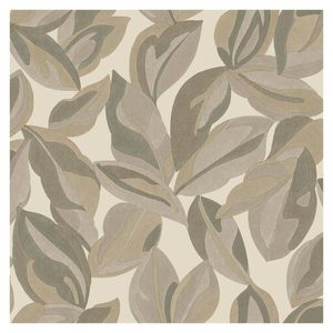 Nicolai Leaf Beige Wallpaper 53cm x 10.05m