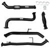 Ignite Exhausts Turbo Back For Nissan D40 Navara 2.5l Manual 3" Cat & Pipe Black Aluminised Steel