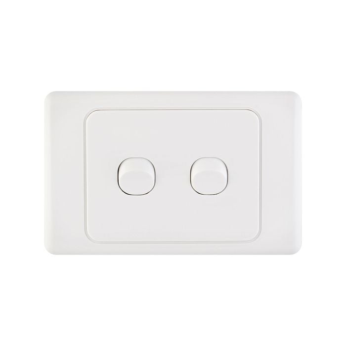 DETA White Double Switch