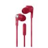 Liquid Ears In-Ear Earphones for Music & Calls w/Music Control - Red