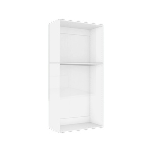 Lugna 1536 x 750 x 380mm White Cabinet Shell