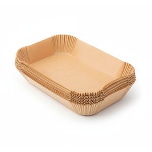 Air Fryer Liners for Ninja Dual, 100PCS Non-Stick, 22x14cm, Parchment Paper