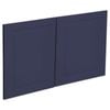 Kaboodle 1000mm Berry Blue Heritage Fridge Cabinet Doors - 2 Pack