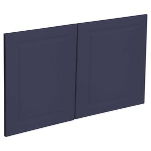 Kaboodle 1000mm Berry Blue Heritage Fridge Cabinet Doors - 2 Pack